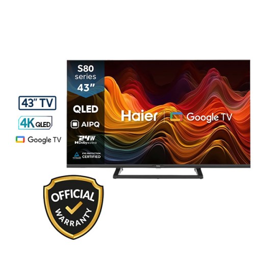 Haier H43S80GUX 43" QLED 4K UHD Google TV